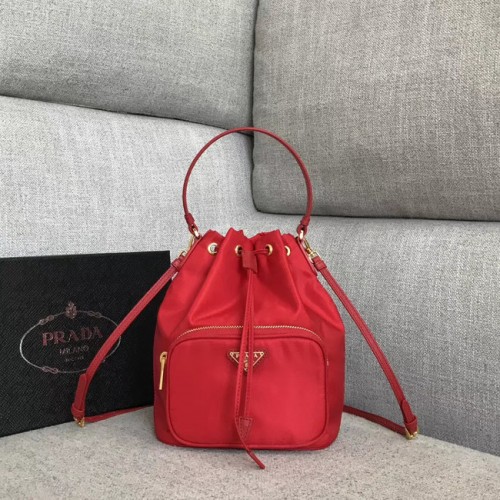 Geantă tote Prada Re-Edition din nailon 81166 roșie