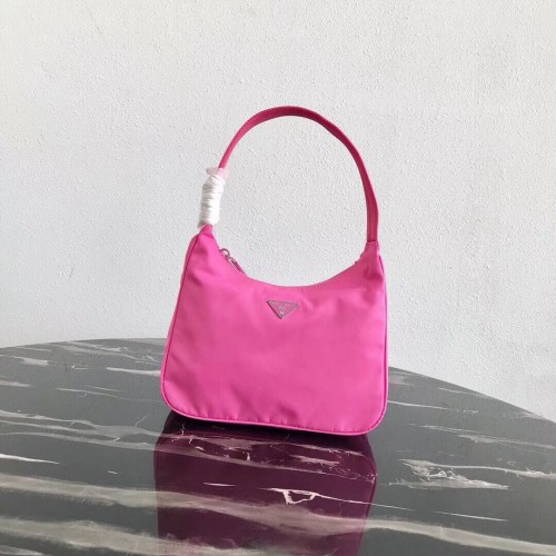Geantă tote Prada Re-Edition din nailon MV519 roz