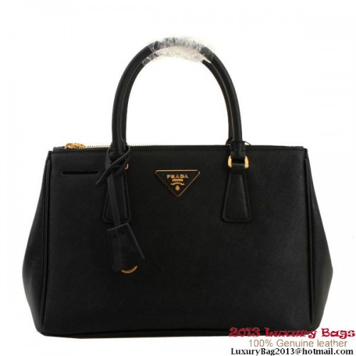 Geantă Prada Saffiano 30cm BN1801 - Negru