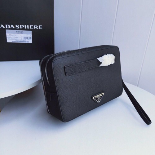 Geantă Prada Saffiano din piele P23698 Negru
