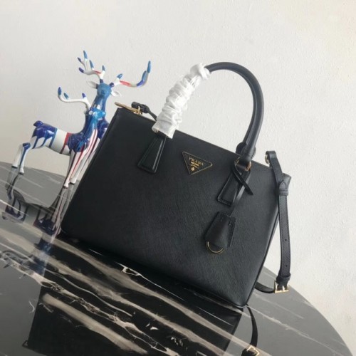 Geantă Prada Saffiano Original din piele 1BA1801 Neagră