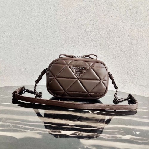 Geantă de umăr Prada Spectrum 1BH141 maro