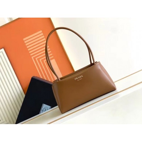 Geantă mică din piele Prada Supernova 1BA368 caramel