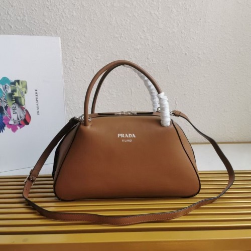Geantă de mână Prada Supernova din piele 1BD665 caramel