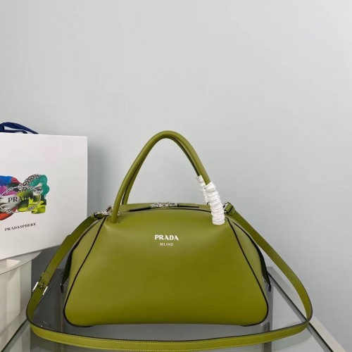Geantă de mână Prada Supernova din piele 1BD665 verde