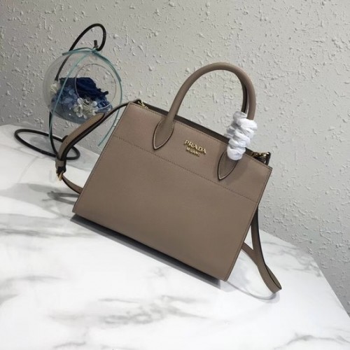 Geantă Prada Saffiano Lux Tote din piele originală BN4458 caisă
