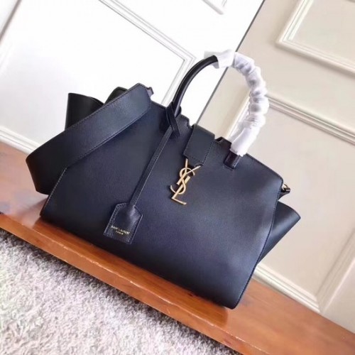 SAINT LAURENT GEANTĂ NANO SOFT DE ZI 3807 neagră