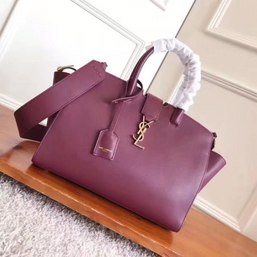 SAINT LAURENT GEANTĂ NANO SOFT DE ZI 3807 violet