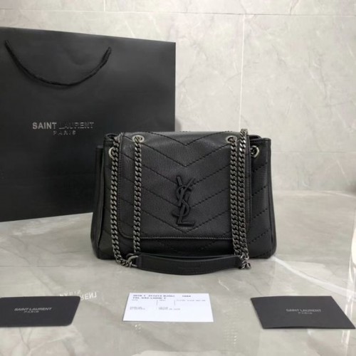 Geantă de umăr din piele SAINT LAURENT Y554248 neagră