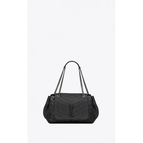 Geantă de umăr din piele SAINT LAURENT Y554256 neagră