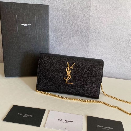 Geantă de umăr din piele SAINT LAURENT Y659193 neagră