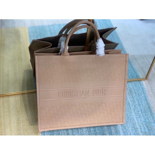 GEANTĂ MICĂ DIOR BOOK TOTE DIN PIELE DE VIȚEL M1296Z roz