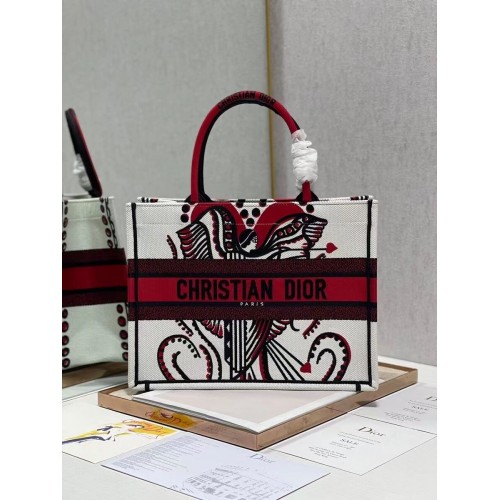 PUNGĂ DIOR MICĂ BOOK TOTE Broderie C1287-21