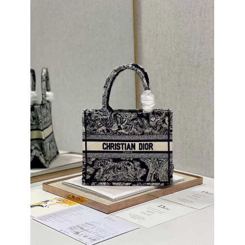 GEANTĂ DIOR MICĂ BOOK TOTE Broderie C1331-8