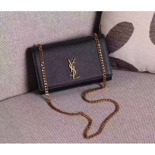 Geantă de umăr mini Saint Laurent Monogramme Crossbody 326076 Negru