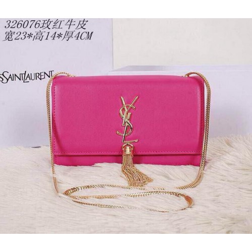 Geantă de umăr Saint Laurent Mini Monogram Crossbody 326076 Roz