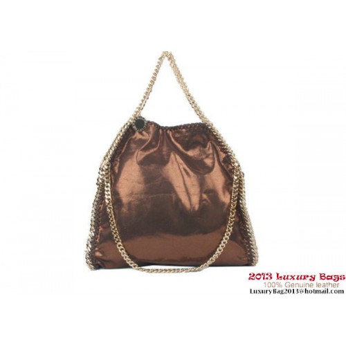 Stella McCartney Geantă Falabella din PVC cu pliere, 809 Bronz