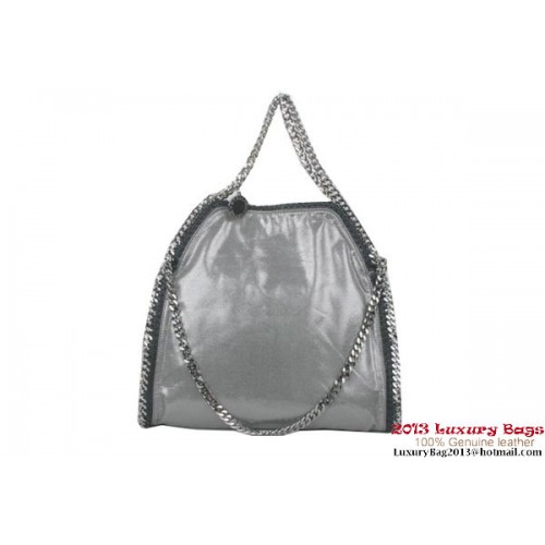 Geantă Stella McCartney Falabella din PVC, pliabilă, argintie 809