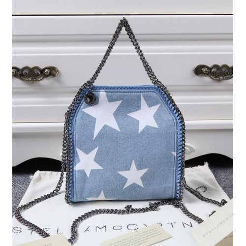 Stella McCartney Geantă Falabella din denim SMC8956 Star
