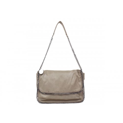 Stella McCartney Geantă Falabella din PVC Cross Body 838 Khaki