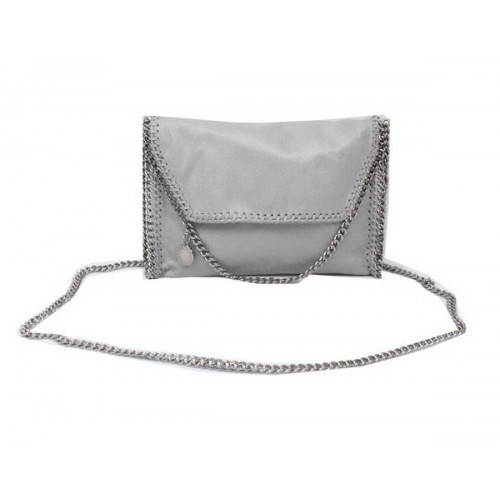 Stella McCartney Geantă Falabella din PVC Cross Body 875 Gri