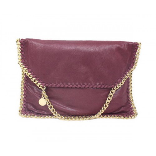 Stella McCartney Geantă Falabella din PVC Cross Body 876 Burgundy