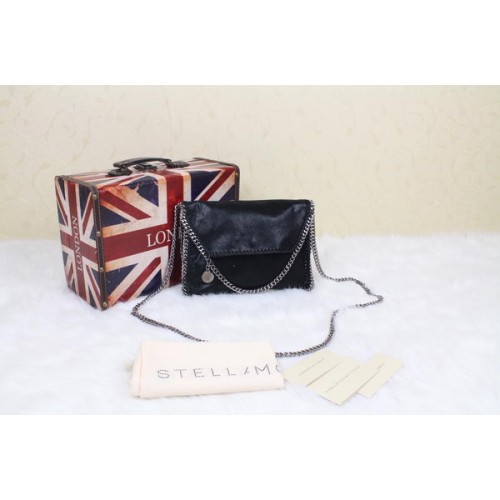 Stella McCartney Geantă Falabella din PVC Cross Body SM875 Negru