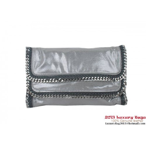Geantă pliabilă Stella McCartney Falabella din PVC 812L argintie