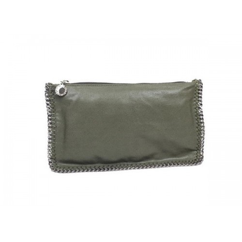 Stella McCartney Geantă pliabilă Falabella din PVC 865 Verde închis