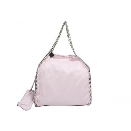 Geantă tote pliabilă Stella McCartney Falabella din PVC 811 roz deschis