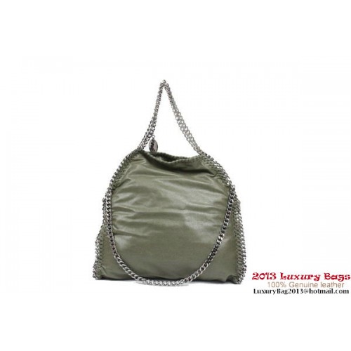 Geantă Stella McCartney Tote 809 Verde Deschis
