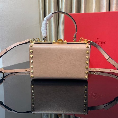 Geantă de umăr originală din piele VALENTINO V4273 roz