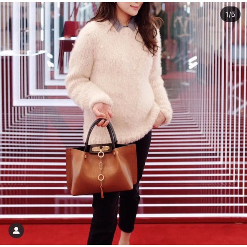 VALENTINO Geantă originală din piele 2070 maro