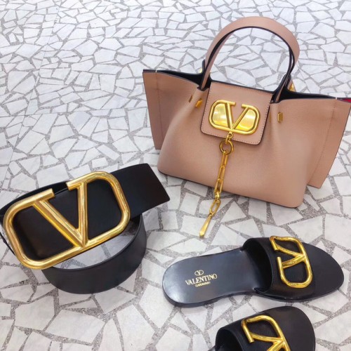 VALENTINO Geantă originală din piele 2070 roz deschis