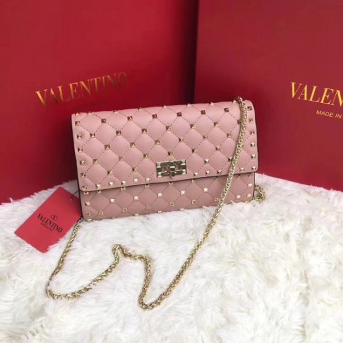 Geantă crossbody Valentino Original din piele 38020 roz