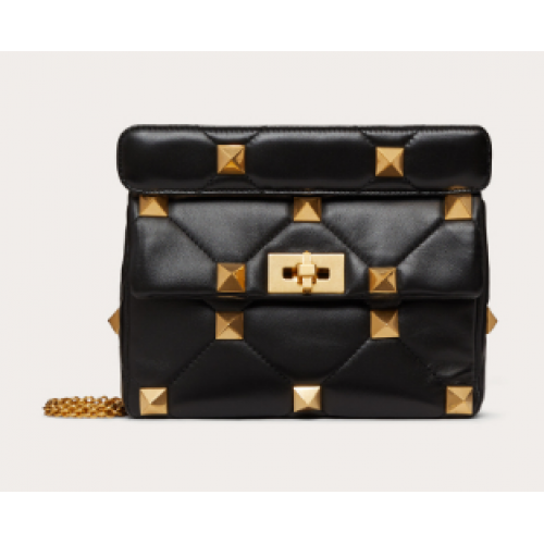 Valentino Garavani Medium Roman Stud V2060 Black
