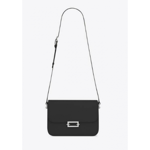 Geantă crossbody din piele de vițel Yves Saint Laurent Y357624 neagră