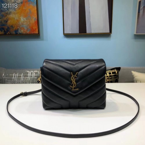 Geantă tote din piele de vițel Yves Saint Laurent 467072 neagră