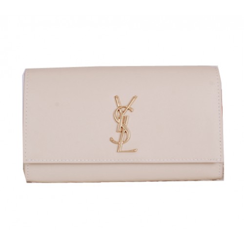 Clutch Yves Saint Laurent Classic Monogram Y7131 OffWhite