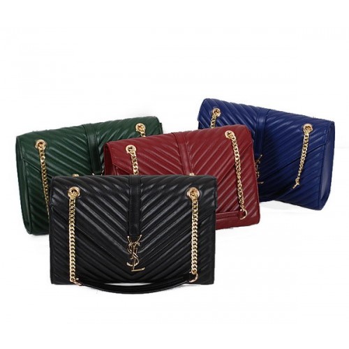 Geantă Yves Saint Laurent Classic Monogram Flap Y8900
