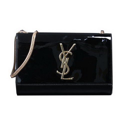 Yves Saint Laurent Clutch Clasic Patent 311010 Negru