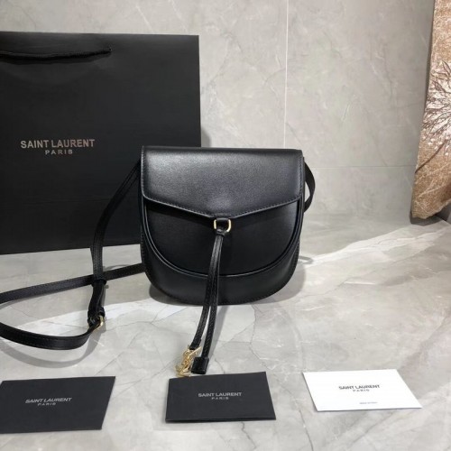 Geantă de umăr Yves Saint Laurent din piele de vacă Y551559 Negru