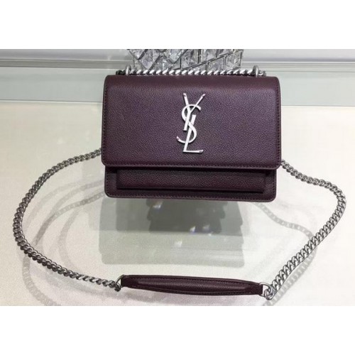 Geantă de umăr Yves Saint Laurent Crossbody Y13928 Mov