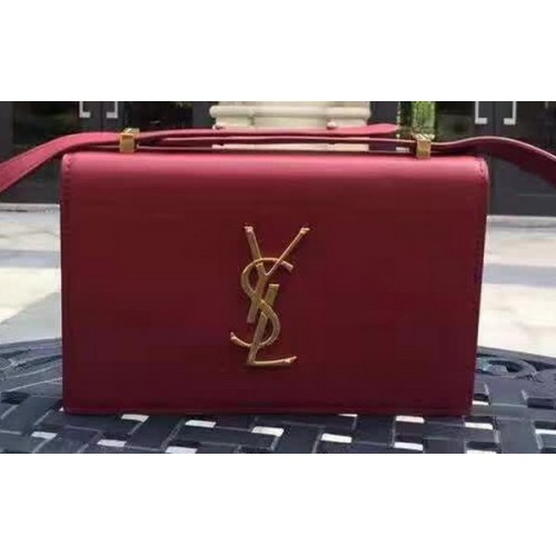 Geantă de umăr Yves Saint Laurent Crossbody Y26605 Vișiniu