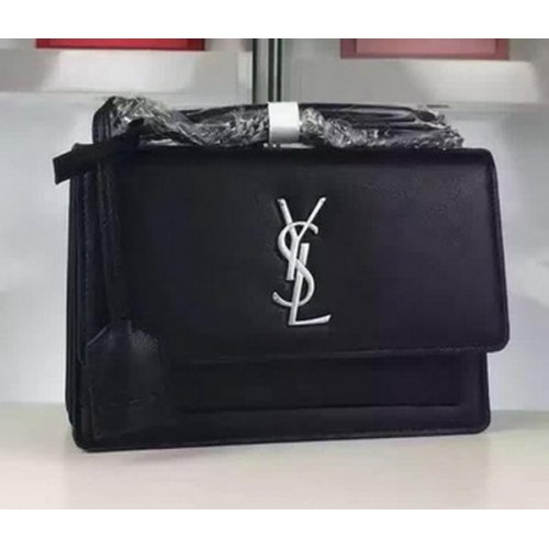 Geantă de umăr Yves Saint Laurent Crossbody Y8816 Negru
