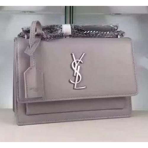 Geantă de umăr Yves Saint Laurent Crossbody Y8816 Gri