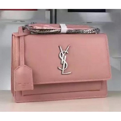 Geantă de umăr Yves Saint Laurent Crossbody Y8816 Roz