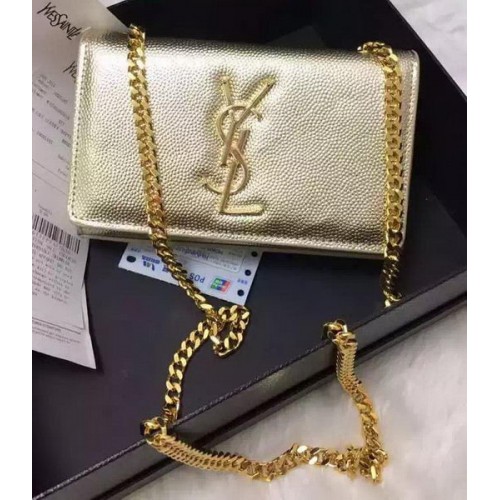 Geantă de umăr Yves Saint Laurent Crossbody Y9013 Auriu