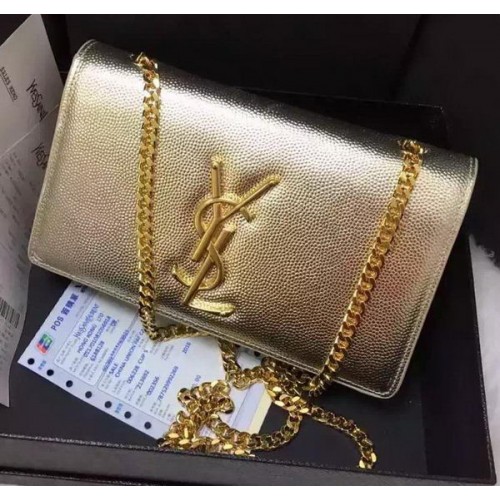 Geantă de umăr Yves Saint Laurent Crossbody Y9014 Auriu