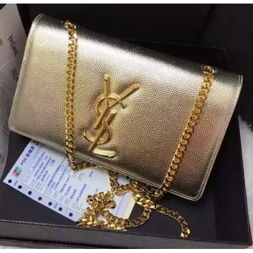 Geantă de umăr Yves Saint Laurent Crossbody Y9015 Auriu